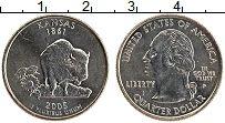 Продать Монеты США 1/4 доллара 2005 Медно-никель