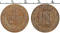Продать Монеты Вестфалия 2 сентима 1812 Медь