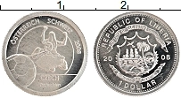 Продать Монеты Либерия 1 доллар 2008 Серебро
