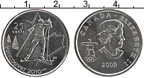 Продать Монеты Канада 25 центов 2009 Серебро