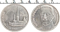 Продать Монеты Финляндия 10 евро 2003 Серебро