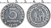 Продать Монеты Индонезия 5 рупий 1974 Алюминий