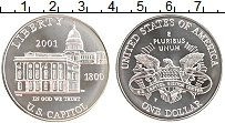 Продать Монеты США 1 доллар 2001 Серебро