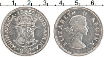 Продать Монеты ЮАР 2 1/2 шиллинга 1958 Серебро