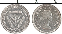 Продать Монеты ЮАР 3 пенса 1959 Серебро