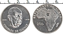 Продать Монеты Чад 200 франков 1970 Серебро
