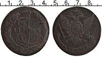 Продать Монеты 1762 – 1796 Екатерина II 5 копеек 1766 Медь