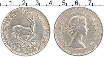 Продать Монеты ЮАР 5 шиллингов 1956 Серебро