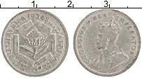 Продать Монеты ЮАР 6 пенсов 1934 Серебро