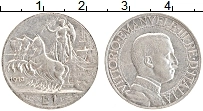 Продать Монеты Италия 1 лира 1910 Серебро