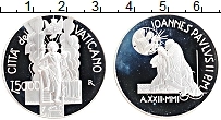 Продать Монеты Ватикан 5000 лир 2001 Серебро