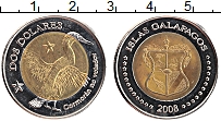 Продать Монеты Галапагосские острова 2 доллара 2008 Биметалл