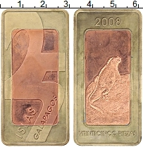 Продать Монеты Галапагосские острова 25 пиеза 2008 Биметалл