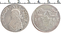 Продать Монеты Швеция 2 марки 1664 Серебро