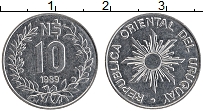 Продать Монеты Уругвай 10 песо 1989 Медно-никель