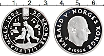 Продать Монеты Норвегия 50 крон 1992 Серебро