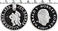 Продать Монеты Норвегия 100 крон 1992 Серебро