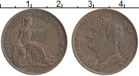 Продать Монеты Великобритания 1 фартинг 1829 Медь