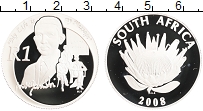 Продать Монеты ЮАР 1 ранд 2008 Серебро