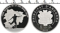 Продать Монеты Андорра 5 динеров 2012 Серебро