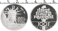 Продать Монеты Франция 100 франков 1986 Серебро