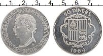 Продать Монеты Андорра 50 динерс 1964 Серебро
