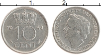 Продать Монеты Нидерланды 10 центов 1948 Никель