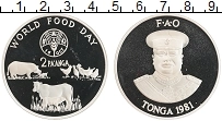 Продать Монеты Тонга 2 паанга 1981 Серебро