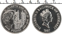 Продать Монеты Гернси 5 фунтов 1997 Медно-никель