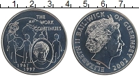 Продать Монеты Гернси 5 фунтов 2002 Медно-никель