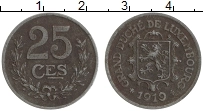 Продать Монеты Люксембург 25 сентим 1919 Серебро