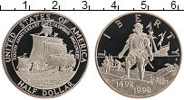 Продать Монеты США 1/2 доллара 1992 Медно-никель