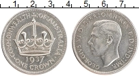 Продать Монеты Австралия 1 крона 1937 Серебро