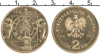 Продать Монеты Польша 2 злотых 2003 Латунь