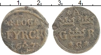 Продать Монеты Швеция 1 фурк 1627 Медь