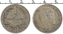 Продать Монеты Дания 1/2 ригсдаллера 1854 Серебро