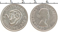 Продать Монеты Австралия 1 шиллинг 1954 Серебро