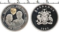 Продать Монеты Барбадос 1 доллар 1997 Серебро