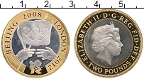 Продать Монеты Великобритания 2 фунта 2008 Биметалл