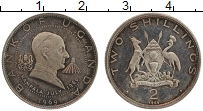 Продать Монеты Уганда 2 шиллинга 1969 Серебро