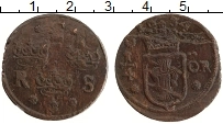 Продать Монеты Швеция 1/4 эре 1638 Медь