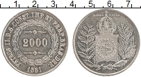 Продать Монеты Бразилия 2000 рейс 1851 Серебро