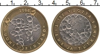 Продать Монеты Финляндия 5 евро 2008 Биметалл