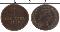 Продать Монеты Австрия 1/4 крейцера 1781 Медь