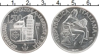 Продать Монеты Италия 500 лир 1993 Серебро