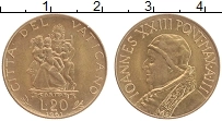 Продать Монеты Ватикан 20 лир 1960 Бронза