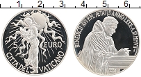 Продать Монеты Ватикан 5 евро 2007 Серебро