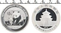 Продать Монеты Китай 10 юаней 2012 Серебро