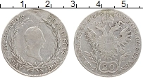 Продать Монеты Австрия 20 крейцеров 1827 Серебро