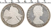 Продать Монеты Гибралтар 1 крона 1980 Медно-никель